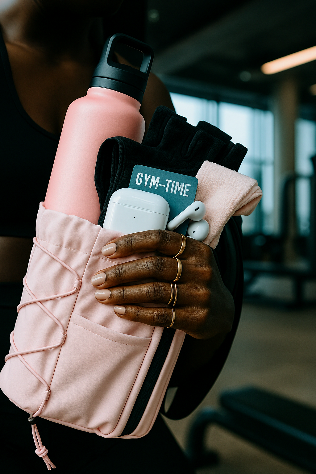 GRIPBAG™ Urban Magnetic Sling Bag for Gym, Travel, and Work